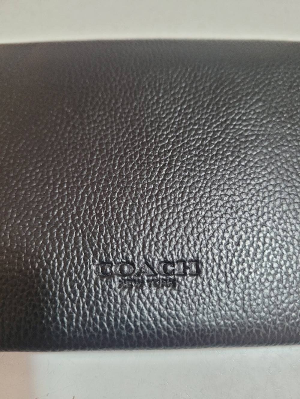 Coach Black Slim Essential Pebbled Leather Long Wallet - Picture 2 of 12
